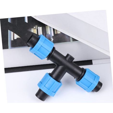 Set di 10 connettori per tubo di irrigazione da giardino, raccordi per irrigazione a goccia, sistema di accessori per giardinaggio (1/4)