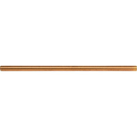Ecolands – Tube laiton fileté 15x21 mm – Longueur 50 cm – Raccord plomberie 1/2' pour installations professionnelles – Compatible accessoires