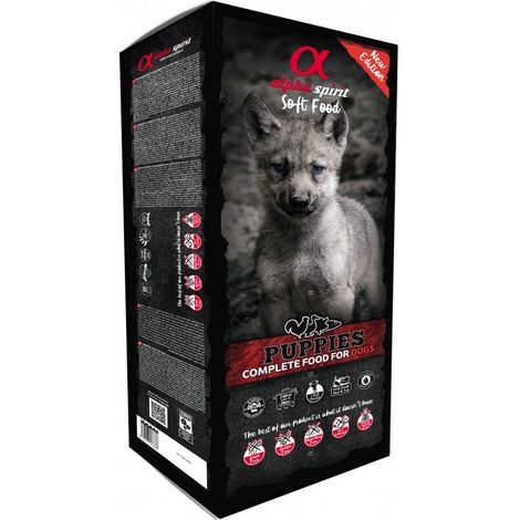 Alpha Spirit Semihumedo Puppies para Perros Cachorro - 9 kg