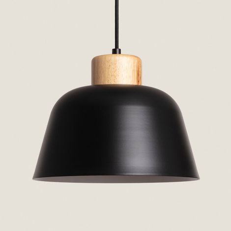 Suspension Métal et Bois Wawak Noir (1/5)