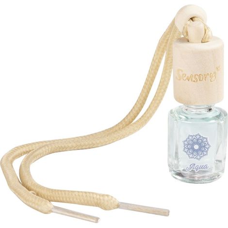 Boccetta deodorante per auto Sensory - profumazione aqua - da appendere a specchietto (1/3)