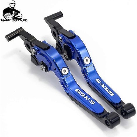 Für Suzuki GSX S750 GSXS GSX-S GSX S 750 GSXS750 2011–2022 Motorradzubehör: Verstellbare Brems- und Kupplungshebel, Lenker – BLAU C (1/5)