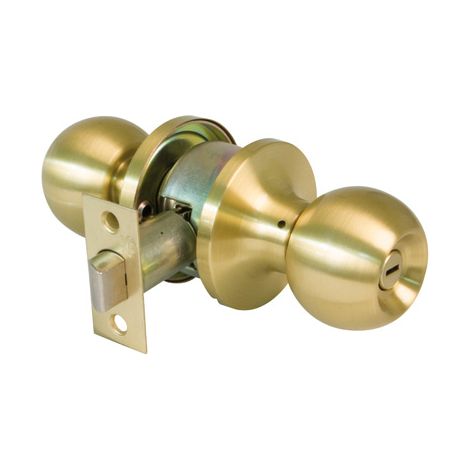 Pomo redondo llave y paso laton mate mod. 613 13468 amig (1/2)