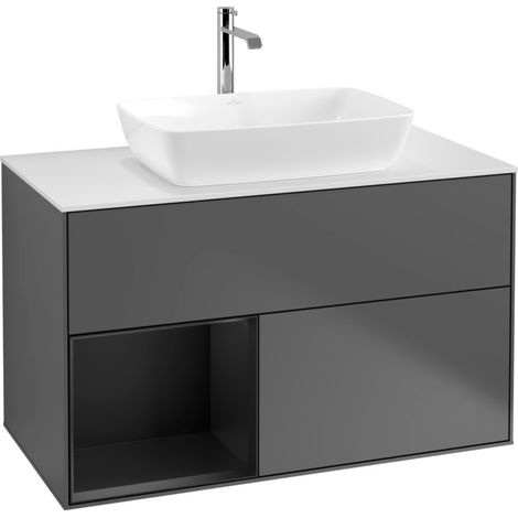 Villeroy & Boch F771PDGK Meuble sous-lavabo Finion F77 (1/2)