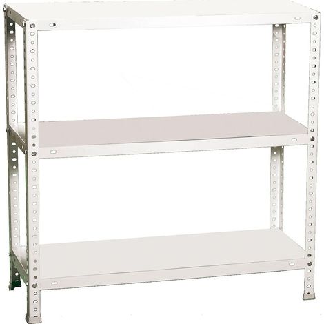 Simonrack Leichte weiße Metallregal 3 Regale