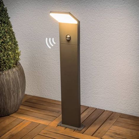 [GEBRAUCHT] B-Ware Lucande Grafitgraue Led Wegeleuchte Außenleuchte Lampe Leuchte Nevio Gartenlampe