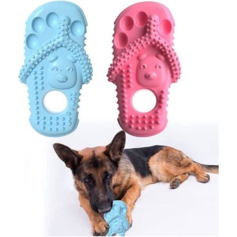 Jouet pour Chien - Indestructible - Brosse à Dents - 2 Pcs - Blanc (1/4)