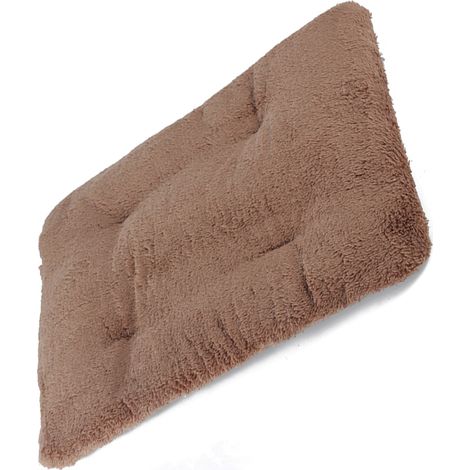 Tapis chauffant auto-chauffant pour chat, coussin doux en peluche pour cage de chien avec fond antidérapant, tapis thermique extra chaud pour l'hiver, pour chiens et chats, à utiliser à l'intérieur et (1/2)