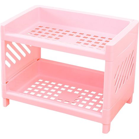 Support De Bureau - Etagère De Rangement 2 Niveaux - Pour Bureau Bureau D Etudiant Salle De Travail - 24 3 X 18 5 X 15 2 Cm - 1 Piece (1/5)