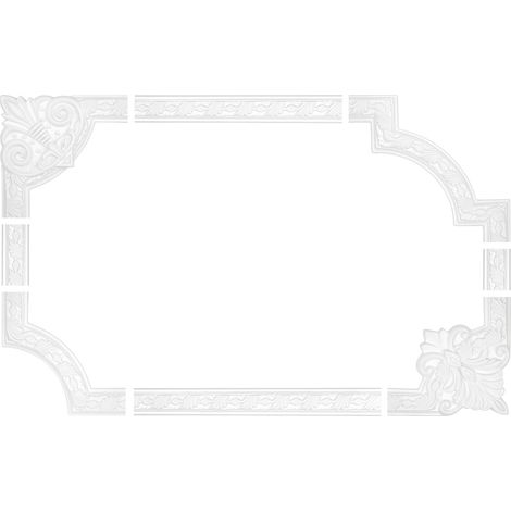 Cornice di parete e soffitto fregio stucco telaio resistente agli urti AC258: Nastro piatto AC258  9.24 €/m (1/4)