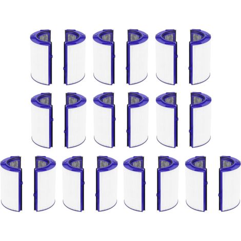 Trade-Shop HEPA-Filter inkl. Aktivkohlefilter kompatibel mit Dyson TP07 TP08 TP09 TP7A PH3A ersetzt 970341-01 965432-01 / Luftreiniger Ventilator - 10 Stück