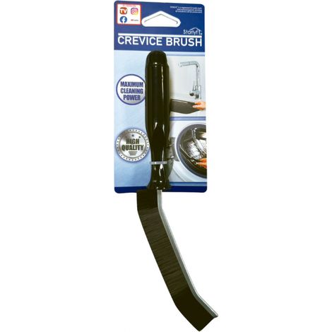 Brosse de nettoyage des crevasses STARLYF BRUSH CREVISSE - VENTEO - Brosse de nettoyage des joints avec poils durs - Outil de nettoyage (noir) (1/5)