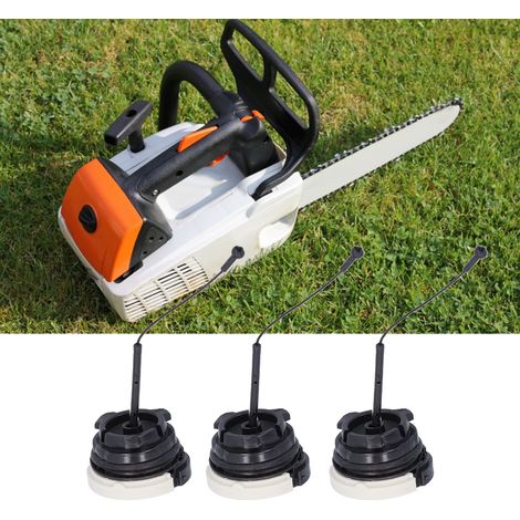 3 pièces bouchon de réservoir carburant compatible STIHL MS192 MS200 MS250 MS290 MS380 MS390 MS440 MS460 MS880