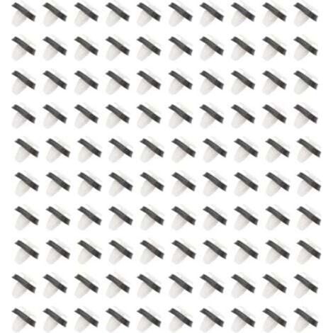 100pcs Agrafe Garniture Fixation Clip Panneau Joint Porte Pour Fiat Ducato 71728806,8565.43, 856543 avec Joint en Caoutchouc (1/5)