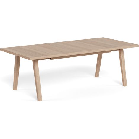 Mesa Norsica Albene 100 , 75x95x200cm, Alargamiento, Chapa de madera natural, Madera