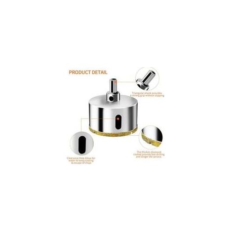 30-mm-Diamant-Lochsäge mit Führungsbohrer – Ideal für Fliesen, Glas, Keramik, Marmor und Granit (1/5)