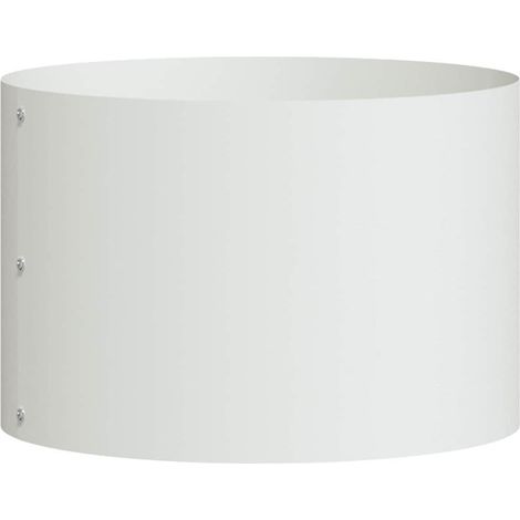 Maison Exclusive - Pflanzenring Weiß 30 x 30 x 20 cm Kaltgewalzte