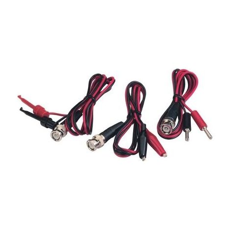 VOLTCRAFT Kit cavi di misurazione BNC 0.80 m Nero, Rosso