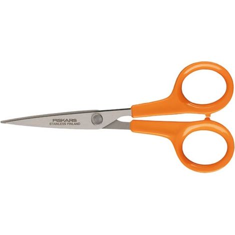 Fiskars – Ciseaux micro-tip ambidextres 13 cm – Acier inoxydable HRC 57 – Lames fines pour coupe précise – Lavables au lave-vaisselle (1/6)