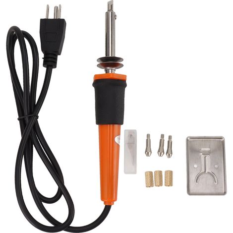 Kit de Fer à Souder 60W Réglable avec Embouts et Graveur, Prise US 110‑120V (1/3)