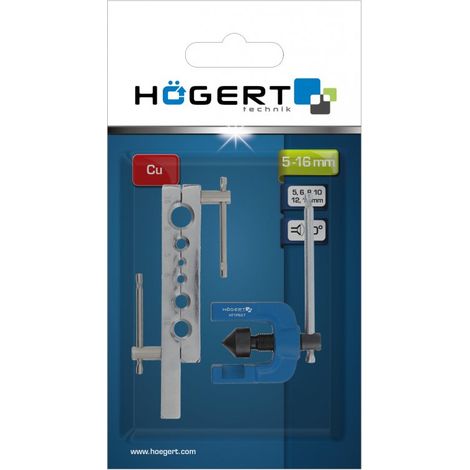 Coffret dudgeonnière Hogert HT1P627 5-16 mm