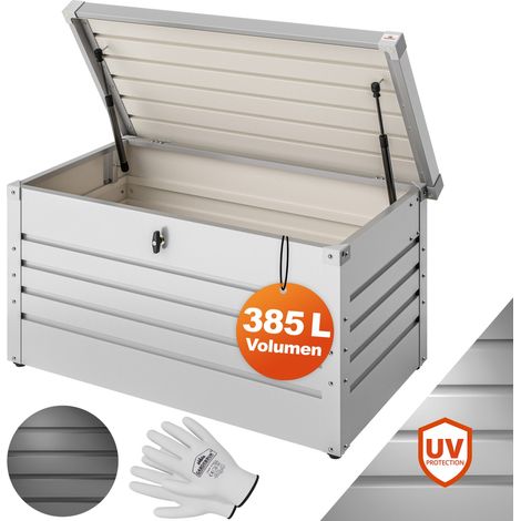 GARDEBRUK® Metal Storage Box for Garden  Large Lockable Storage Chest 385L (1/5)