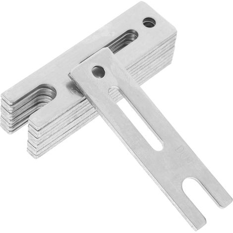 Lot De 10 Verrous De Sécurité Pour Fenêtres Coulissantes En Alliage Daluminium Pour Portes-fenêtres Et Châssis De Fenêtre (1/5)