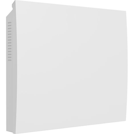 Radiateur céramique connecté Wifi 1000W - façade acier - blanc - Voltman (1/5)