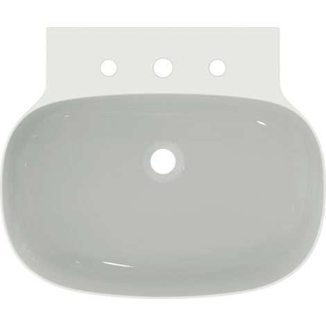 Ideal Standard Lavabo Linda-X, 3 agujeros para grifería, sin (1/5)