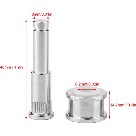 Kit de réparation de rouleau de goupille de charnière pour Chevrolet Silverado GMC Sierra 2007-2011 (1/5)