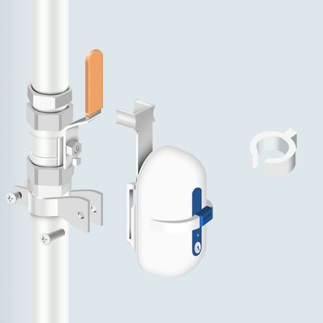 Contrôleur de vanne d'arrêt automatique intelligente WiFi pour conduite de gaz, vanne d'eau intelligente anti-graffiti, vanne à télécommande temporisée, vanne d'eau intelligente WiFi, vanne de gaz, no (1/5)