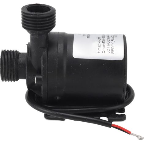 Pompe à eau submersible IP68 silencieuse sans fuite, circulation d'eau à filetage, 38W DC24V