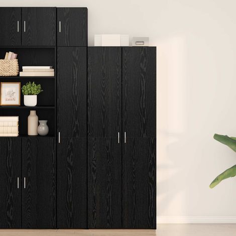 Alacena Roble negro 70 x 42.5 x 185 cm Madera contrachapada (1/5)