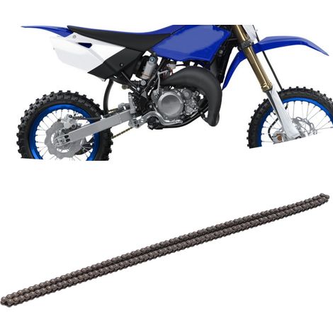 Chaîne de transmission 25H 136 maillons en acier allié pour moto cross 43cc 47cc 49cc et quad
