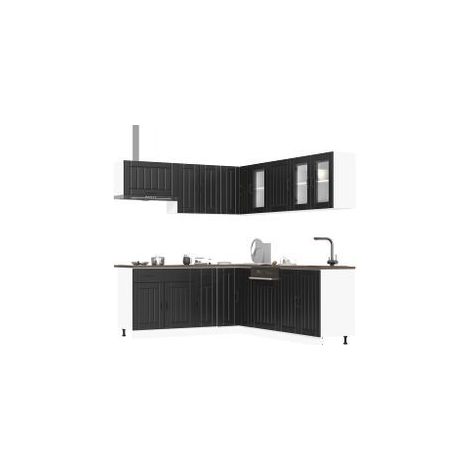 Ensemble d'armoires de cuisine 11 pcs Lucca bois d'ingénierie (1/5)
