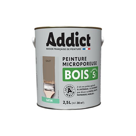 Vernice per legno 2,5 litri Galet - Addict