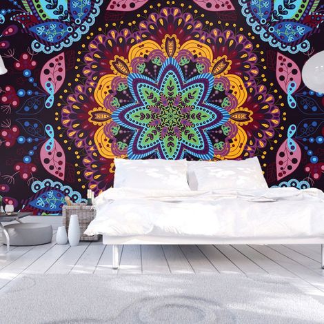Papier Peint "Colorful Kaleidoscope" 70 x 100 cm (1/2)