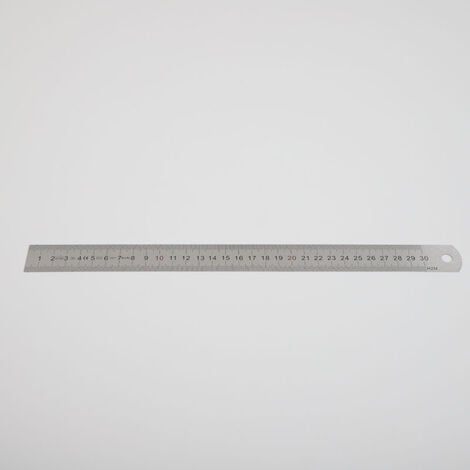 30 cm Edelstahllineal - Multifunktionales Metalllineal (1/4)