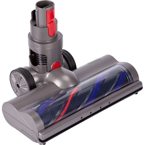 YMYNY Brosse Compatible avec Les Aspirateurs Dyson V7, V8, V10, V11, V15, Tête de Nettoyage à Entraînement Direct avec 4 Phares Avant pour Sols Durs et Moquettes (1/5)