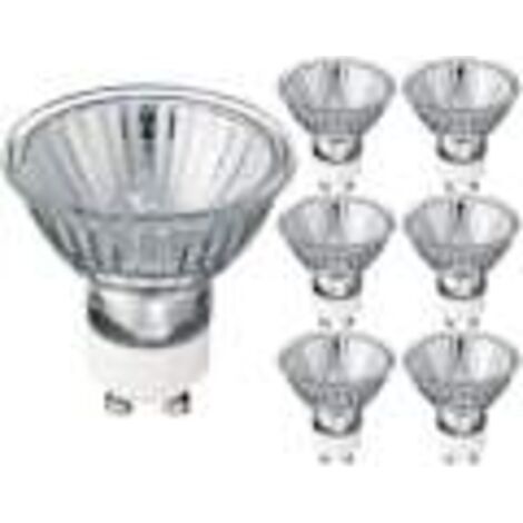 GU10-Halogenlampen für Strahler, 35 W, 220-240 V, warmweiß 2700 K, dimmbar, 6er-Set [Energieklasse G] (1/5)