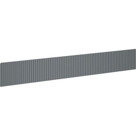 Mexen Rivel Front geriffelt für Badezimmerschrankkorpus 160 x 20 cm, Graphit matt - 91A20-1600-235-1-66 (1/2)