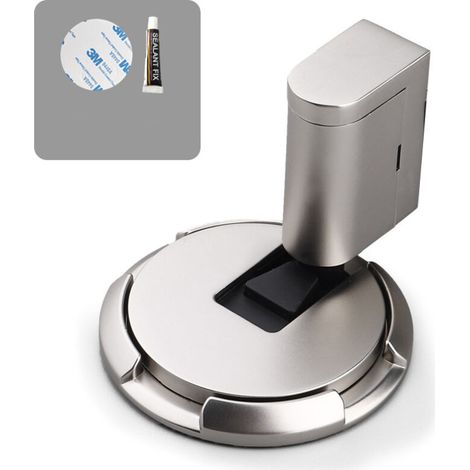 Türkeil, Türstopper, Türstopper, Magnetischer Türstopper, Metall-Türstopper, Magnetischer Metall-Türstopper, Massiver magnetischer Türstopper mit Kleber und Schrauben