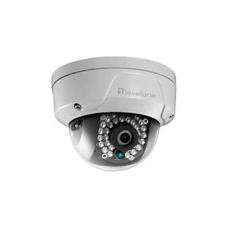 IP-Kamera, Level 1, ohne WLAN, Kuppelkamera, für den Außenbereich, 3840 × 2160, 4K, IR-LEDs, nur PoE-Stromversorgung