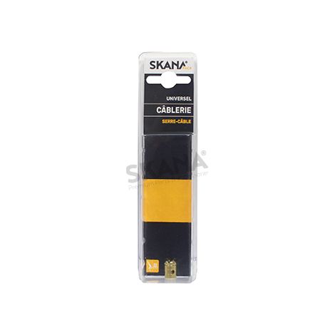 Guarnizione a vite regolabile. Per cavi flessibili fino a ø: 2 mm.