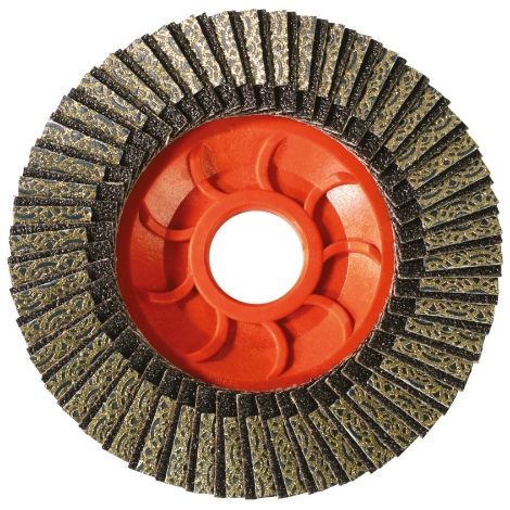 Disco lamellare diamantato diaflex-k per smerigliatrice grana 120