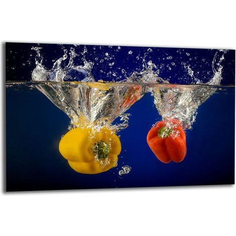 PLAQUE DE PROTECTION EN VERRE POUR CUISINIÈRE 80x52 PEPPER (1/5)
