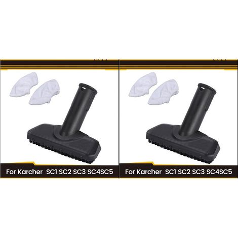 2x Handbürste für Dampfreiniger mit Mikrofasertuch für Dampfreiniger für SC1 SC2 SC3 SC4SC5.
