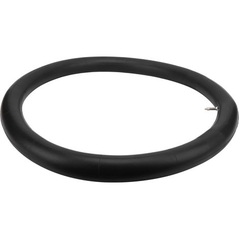 Beyamis Chambre à air de rechange en caoutchouc butyle 26 x 2 1/2 pour brouettes, tondeuses, diables et chariots, noire (1/5)