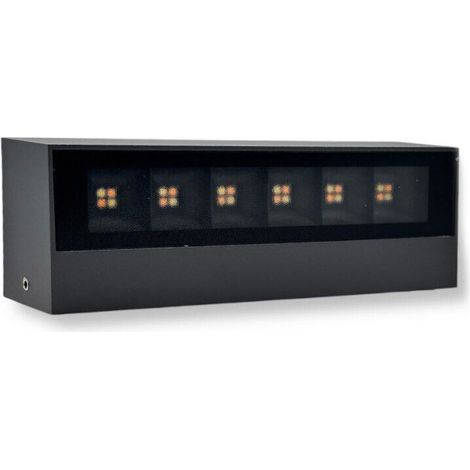 Trade Shop - Double-Emission-äußere LED-Applikation 14 Watt-CCT 3-Farbtöne des Lichts IP65 176-3C -      Grau