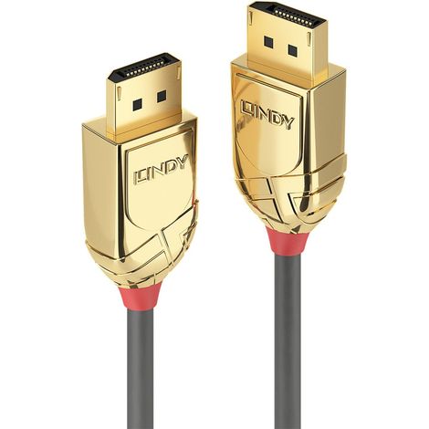 Lindy 36293 cable DisplayPort oro 3 metros UHD 8K
